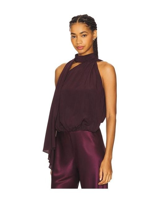A.L.C. Red Celeste Top