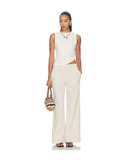 Free People White X We The Free Breezy Denim Pull On Jean