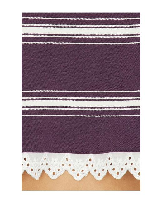 Bec & Bridge Purple Luisa Cropped Jersey