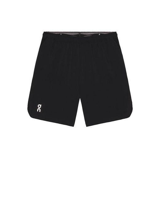 On Shoes Black Train Shorts 7 for men