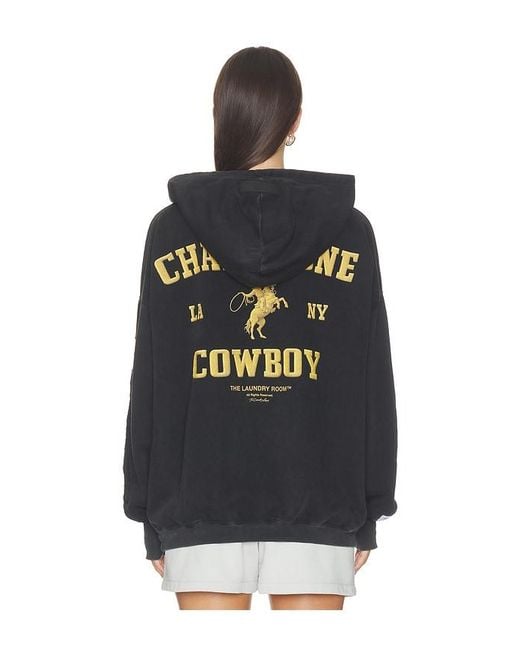 The Laundry Room Black Champagne Cowboy Hideout Hoodie