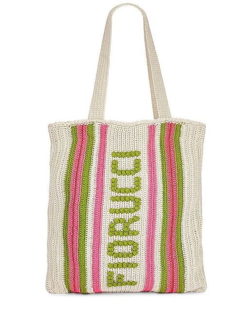 Fiorucci White Crochet Tote Bag