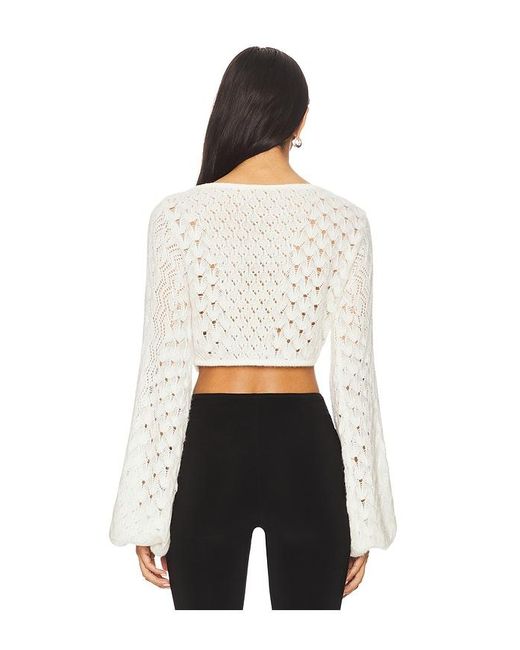 GUIZIO White Annabella Top