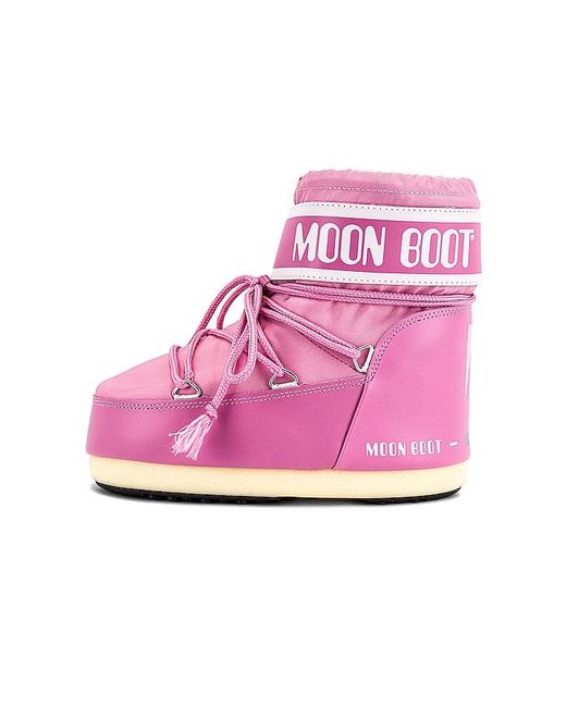 Moon Boot Pink Classic Low 2 Bootie
