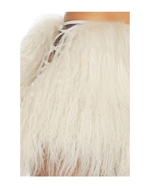 OW Collection White Thea Mini Skirt