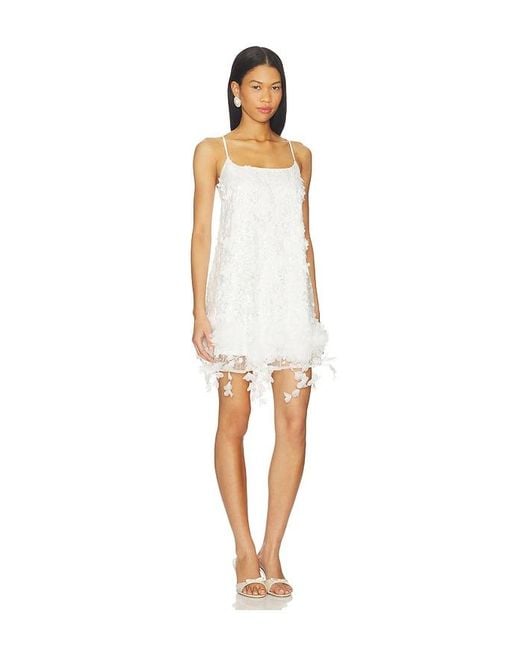 Elliatt White Rina Shift Mini Dress