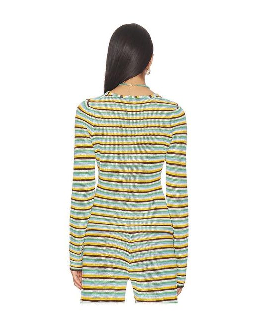 Solid & Striped Green Oberteil Olandria