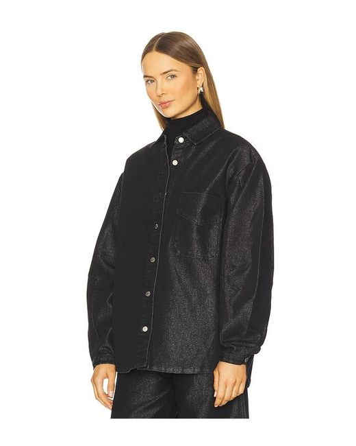 Hudson Black Barrel Shacket