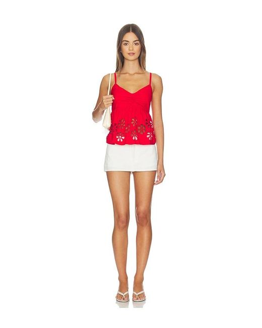 Rails Red Meru Top