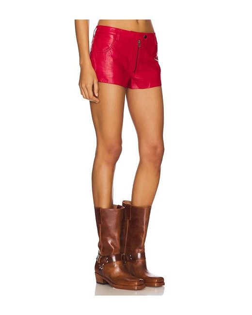 Urban Outfitters Red X Revolve Perfect Leather Short