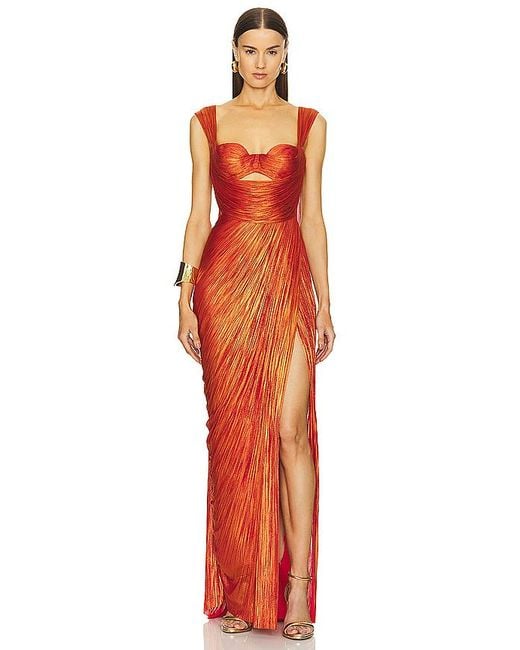 Maria Lucia Hohan Orange Margaux Gown