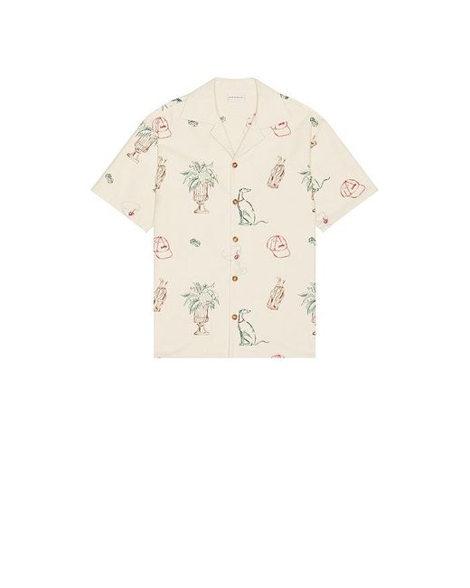 Camisa En Color Crema Talla (También En M, S) Drole de Monsieur de hombre de color White