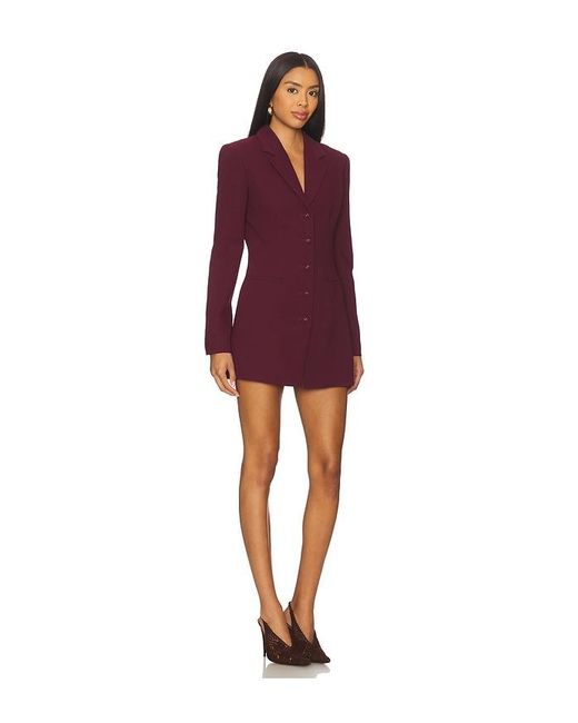 Amanda Uprichard Red Peralta Blazer Romper