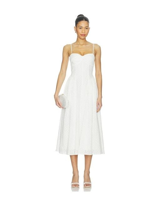 Nia White Destene Dress