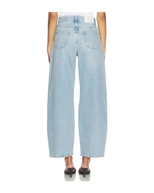 7 For All Mankind Blue Bonnie Curvilinear