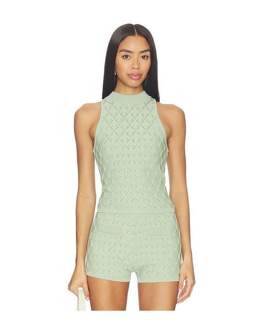 Devon Windsor Green Renatta Tank Top