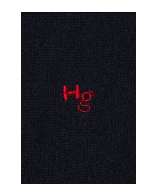 HOMMEGIRLS Blue Long Sleeve Polo
