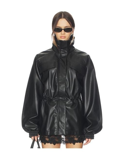 ALL THE WAYS Black Corina Faux Leather Jacket