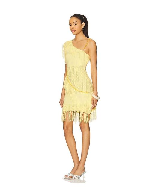 YELLOW THE LABEL Yellow Fran Beaded Dress