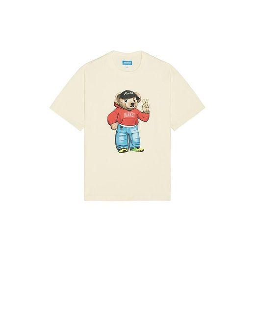 メンズ Market Fit Tシャツ White