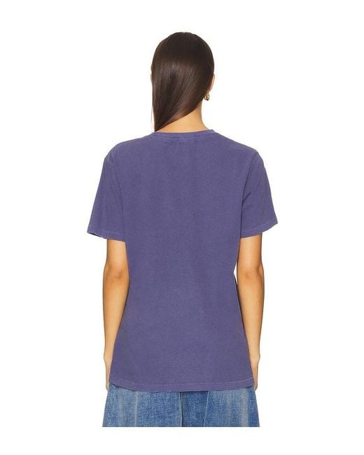 Junk Food Vintage-T-Shirt Bills Mafia in Blue für Herren