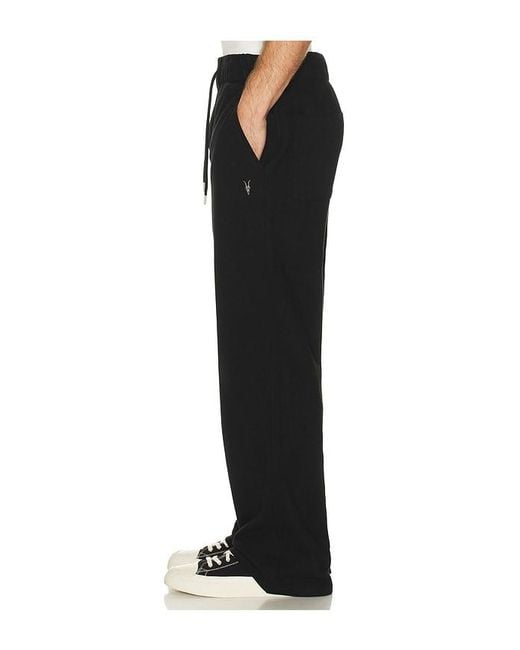 AllSaints Black Asher Sweatpant for men