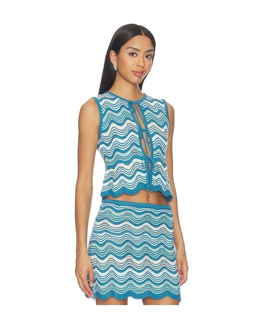 CAPITTANA Blue Sisa Top