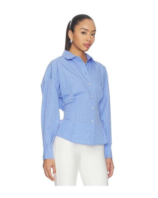 FAVORITE DAUGHTER Blue The Back Story Shirt