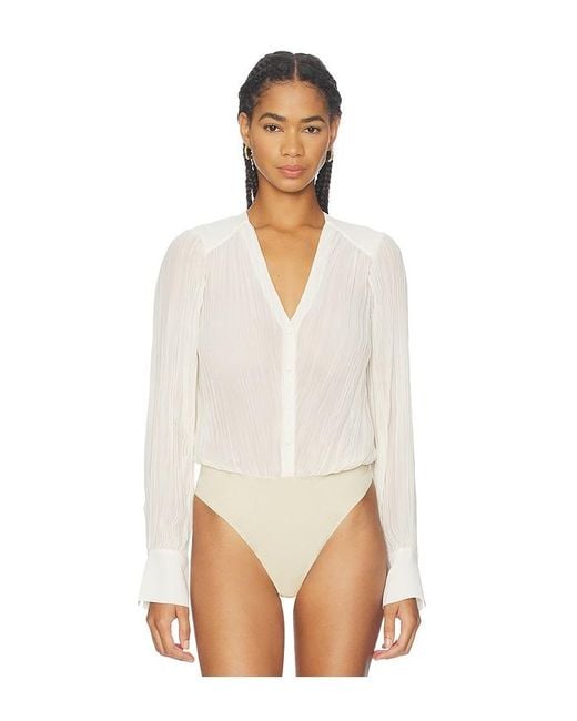 FAVORITE DAUGHTER White Change Me Bodysuit