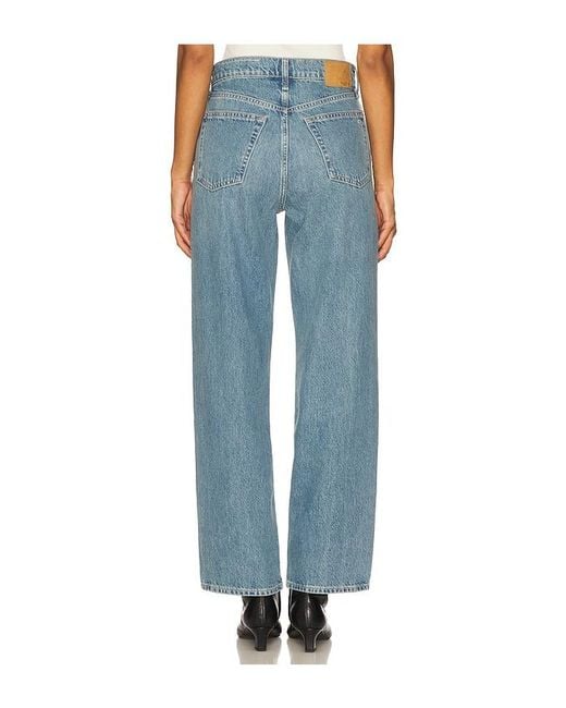 Rag & Bone Blue Shea Ankle Straight Jeans