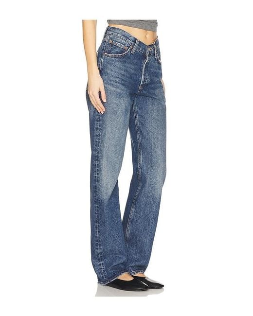 Agolde Blue V-Waist Kelly Jeans