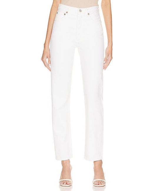 Agolde White 90's Pinch Waist Jeans