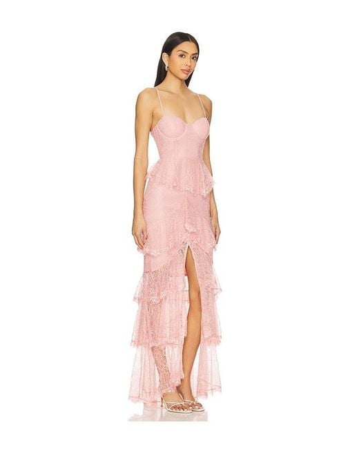 MAJORELLE Multicolor Zelda Fitz Gown