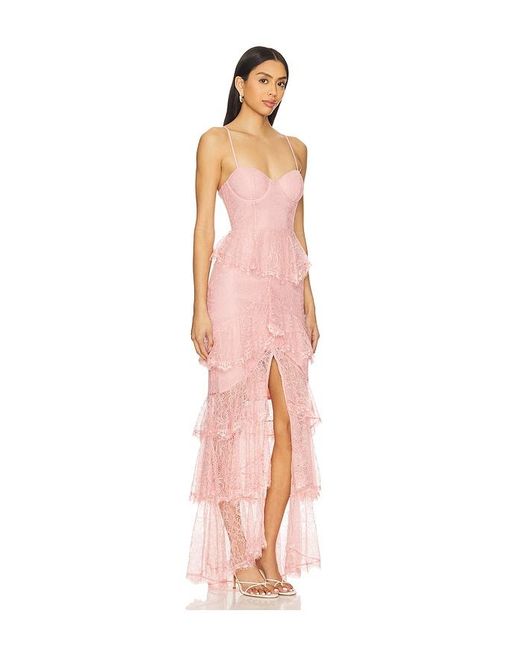 MAJORELLE Multicolor Zelda Fitz Gown