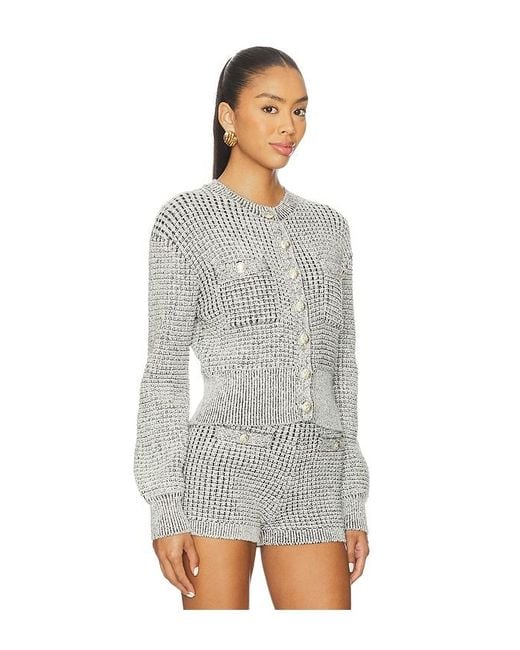MAJORELLE Estelle Cardigan. Also Gray