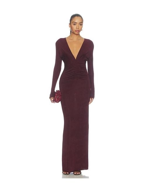SER.O.YA Purple Ebony Maxi Dress
