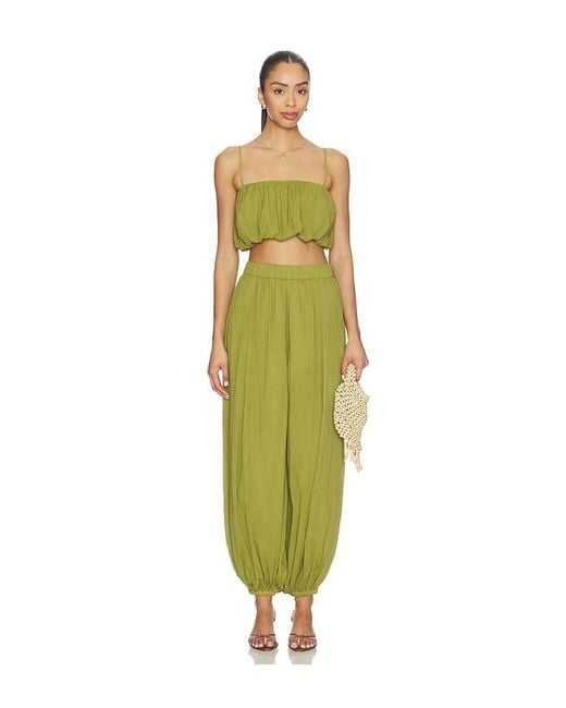 Rococo Sand Green Balloon Top