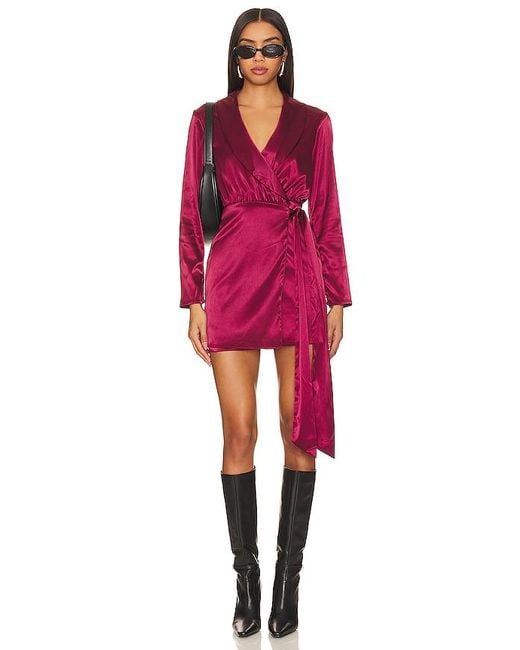 superdown Red Jennie Mini Dress