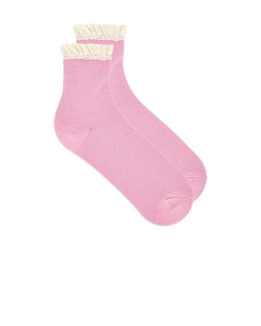 Free People Pink Beloved Waffle Knit Ankle