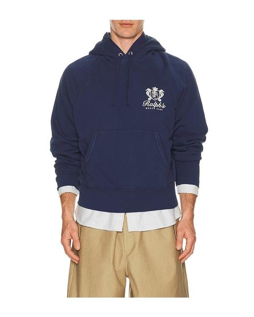 Polo Ralph Lauren Blue Beach Club Hoodie for men