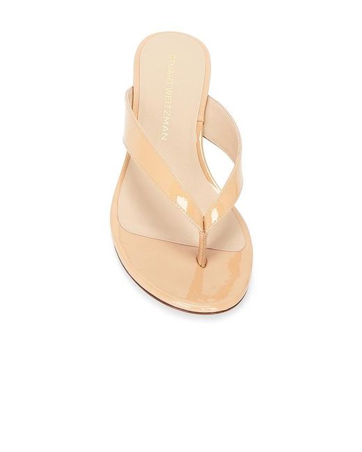 Stuart Weitzman White Rio Sleek Sandal 35