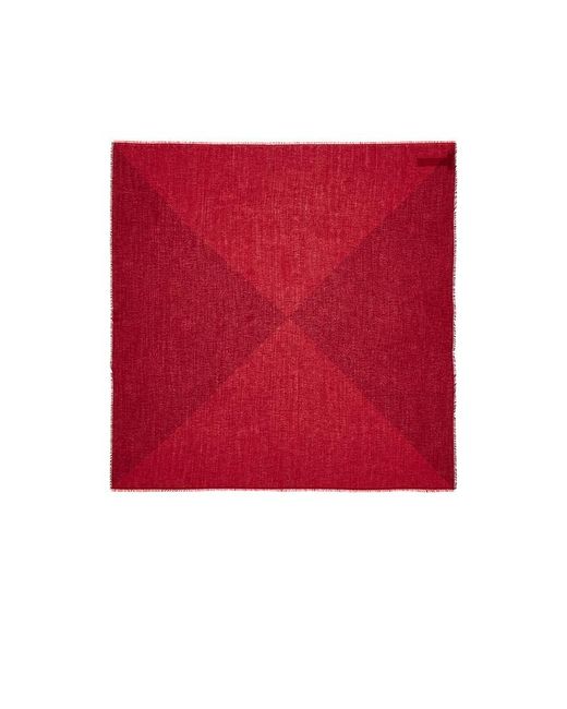 Rag & Bone Red Geo Dagger Scarf