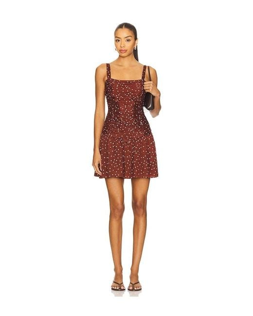 Saylor Red Posy Dress