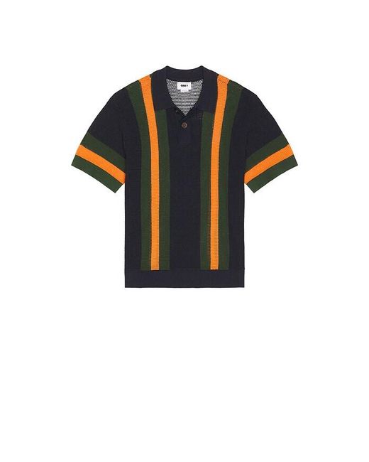 Obey Multicolor Seth Knitted Polo for men