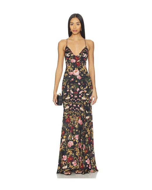 Alice + Olivia Multicolor Milta Mermaid Slip Dress