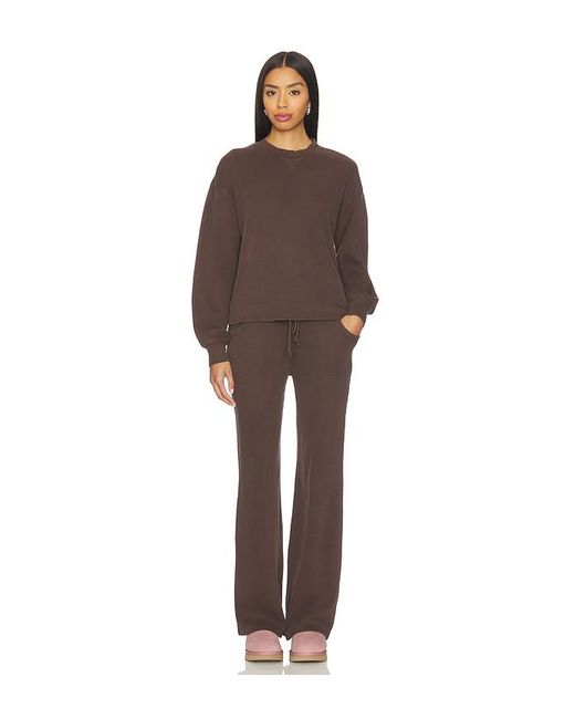 Frankie's Bikinis Brown Noah Thermal Shirt
