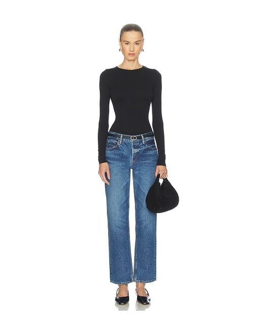 Moussy Blue Philadelphia Straight Jeans