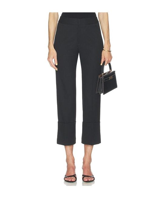 Smythe Black Cuffed Flood Pant