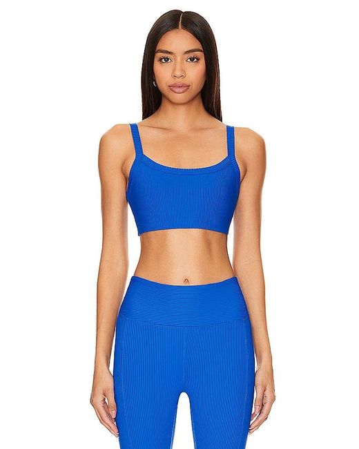 Year Of Ours Ribbed Bralette 2.0 in Blue