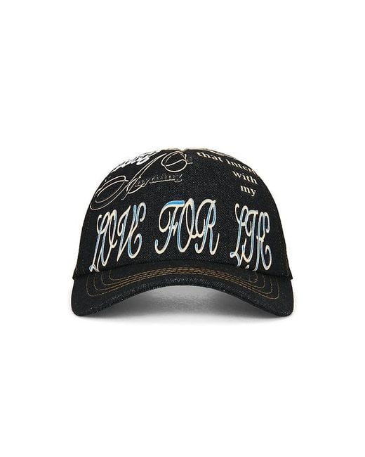JUNGLES Black Love For Life Trucker Cap for men